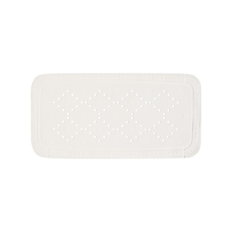 Spirella Tapis Fond de baignoire PVC ALASKA 91x36cm Blanc Spirella