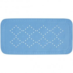 Spirella Tapis Fond de baignoire PVC ALASKA 91x36cm Bermuda