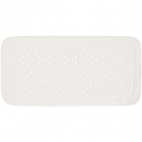 Spirella Tapis Fond de baignoire PVC ALASKA 71x36cm Blanc Spirella