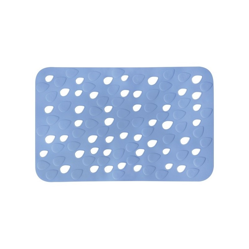 spirella Tapis Fond de baignoire PVC DROPS 35x53cm Bleu Spirella