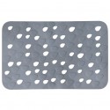 Spirella Tapis Fond de baignoire PVC DROPS 35x53cm Gris Spirella