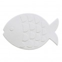 sticker figurine antidérapant de douche ou baignoir PVC GLOBEFISH x5pcs  Blanc Spirella Spirella