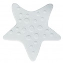 sticker figurine antidérapant de douche ou baignoire PVC ASTERIE x5pcs  Blanc Spirella Spirella