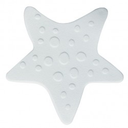 Spirella sticker figurine antidérapant de douche ou baignoire PVC ASTERIE x5pcs  Blanc