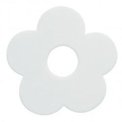 Spirella sticker figurine antidérapant de douche ou baignoire PVC FUNKY x5pcs  Blanc