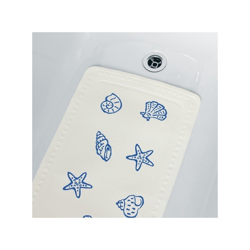 Tapis Fond de douche PVC CONCHA 55x55cm Coquillages Spirella Spirella