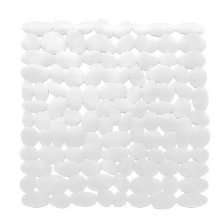 Tapis Fond de douche PVC MARATHON 54x54cm Blanc Spirella Spirella