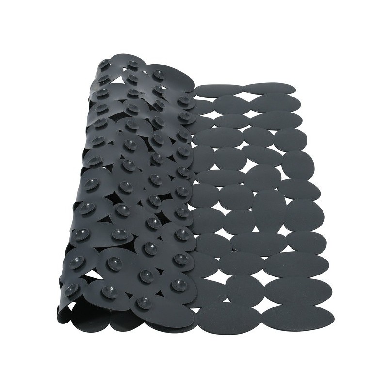 Tapis Fond de douche PVC MARATHON 54x54cm Gris Foncé Spirella Spirella