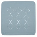 Tapis Fond de douche PVC ALASKA 55x55cm Gris Clair Spirella Spirella