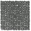 Tapis Fond de douche PVC RIVERSTONE 54x54cm Gris Fonce Spirella Spirella