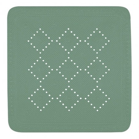 Spirella Tapis Fond de douche PVC ALASKA 55x55cm Vert Mousse Spirella