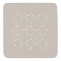 Tapis Fond de douche PVC ALASKA 55x55cm Taupe Spirella Spirella