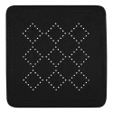 Tapis Fond de douche PVC ALASKA 55x55cm Noir Spirella Spirella