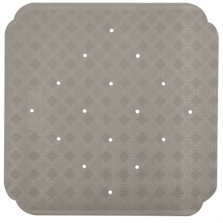 Tapis Fond de douche Caoutchouc RUBY 53x53cm Taupe Spirella Spirella