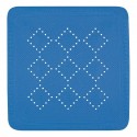 Tapis Fond de douche PVC ALASKA 55x55cm Bleu Electrique Spirella Spirella