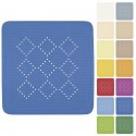Tapis Fond de douche PVC ALASKA 55x55cm Bleu Electrique Spirella Spirella