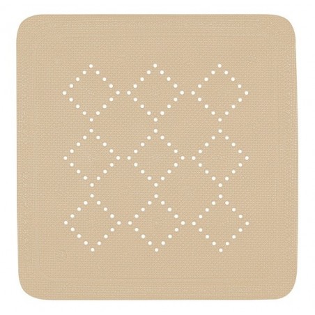 Tapis Fond de douche PVC ALASKA 55x55cm Beige Bahamas Spirella Spirella