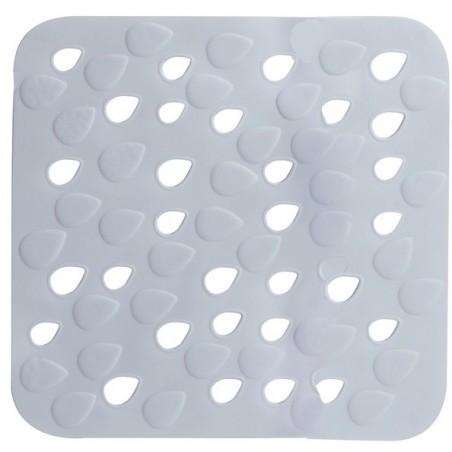 Spirella Tapis Fond de douche PVC DROPS 54x54cm Blanc Spirella