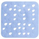 Tapis Fond de douche PVC DROPS 54x54cm Bleu Spirella Spirella