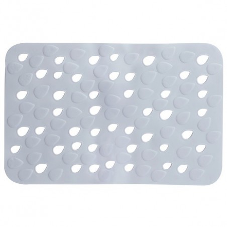 Spirella Tapis Fond de baignoire PVC DROPS 53x35cm Gris Spirella