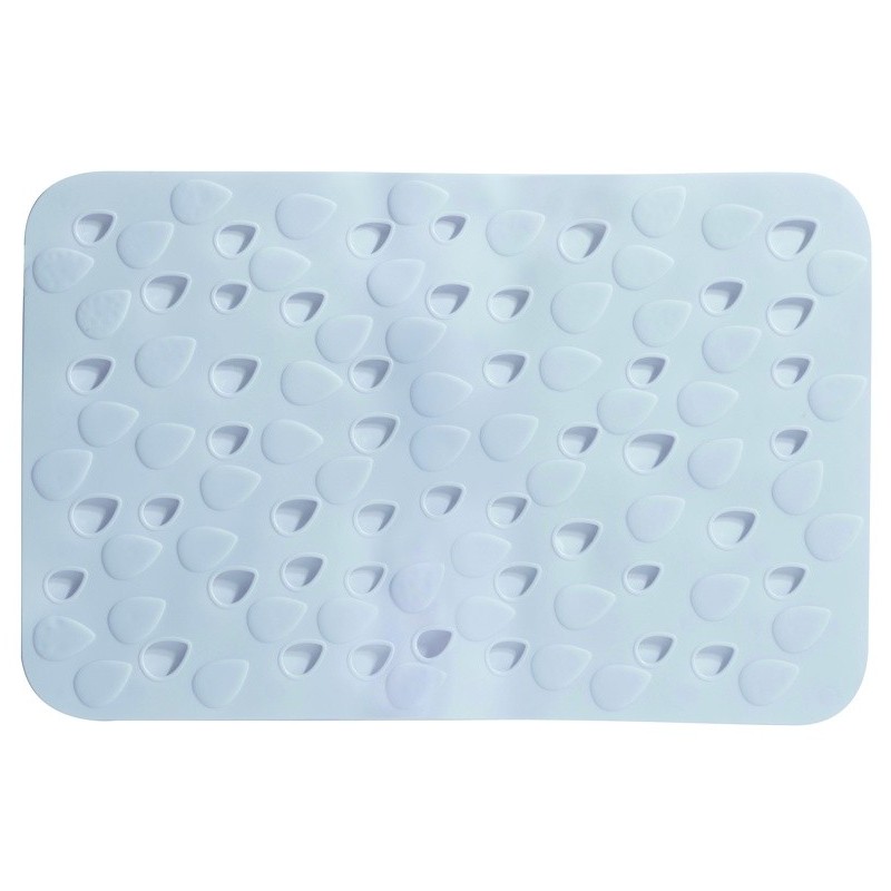 Spirella Tapis Fond de baignoire PVC DROPS 53x35cm Gris Spirella