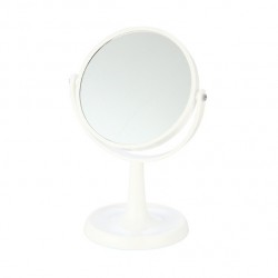 MSV Miroir grossissant sur pied ABS NAPOLI Blanc