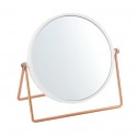 Miroir grossissant sur pied PS PRETTY Effet Cuivré Blanc MSV MSV