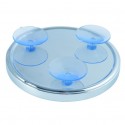 MSV Miroir Rond Grossissant X 5 Avec Ventouse Acier Chromé MSV