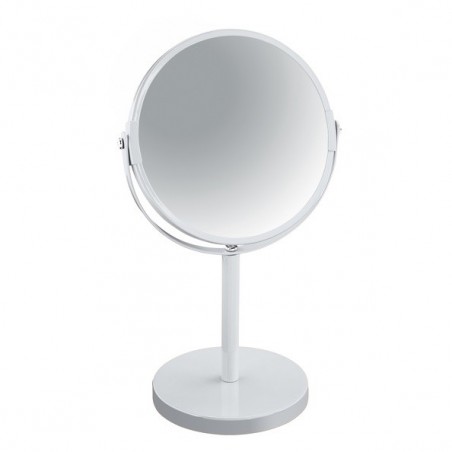 Miroir grossissant sur pied Acier SYDNEY Blanc Spirella Spirella