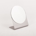 Spirella Miroir rond à poser Inox ALENA Brushed Spirella