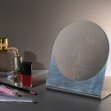 Spirella Miroir rond à poser Inox ALENA Brushed Spirella