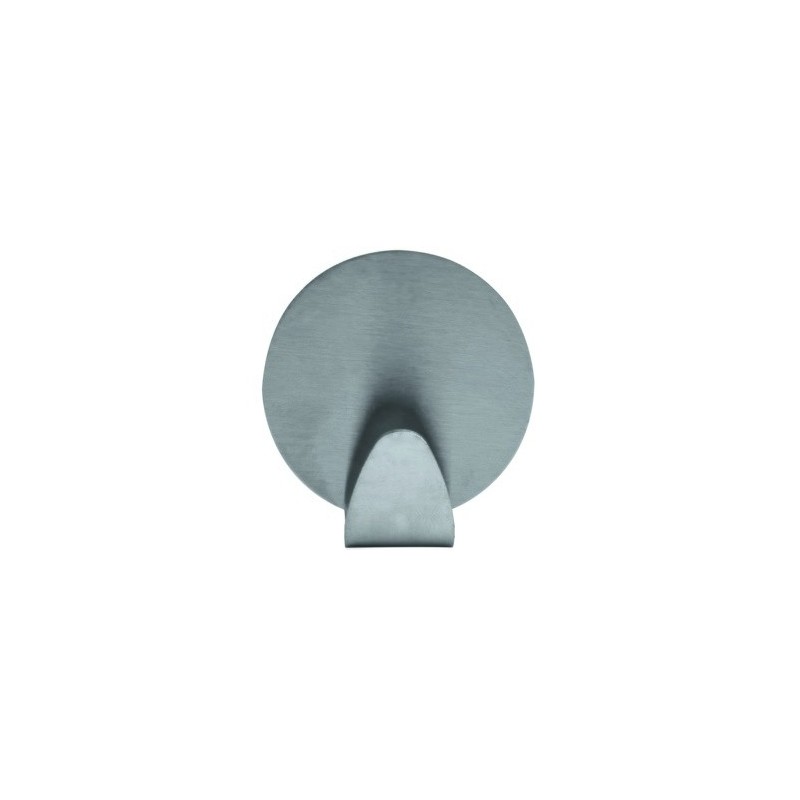 MSV Juego de 2 ganchos adhesivos de pared de acero inoxidable MSV