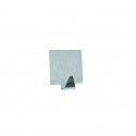 MSV Juego de 4 ganchos adhesivos de pared de acero inoxidable MSV