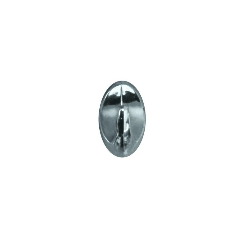 MSV Set of 9 Chrome Adhesive Wall Hooks MSV