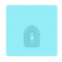 Lot de 2 Crochets adhésifs mural repositionnables Bleu Clair MSV MSV