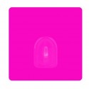MSV Set mit 2 repositionierbaren selbstklebenden Wandhaken in Fuschia MSV