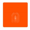 Lot de 2 Crochets adhésifs mural repositionnables Orange MSV MSV