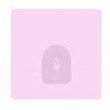 Lot de 2 Crochets adhésifs mural repositionnables Rose Pastel MSV MSV