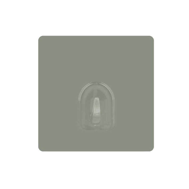MSV Set of 2 Taupe Repositionable Adhesive Wall Hooks MSV