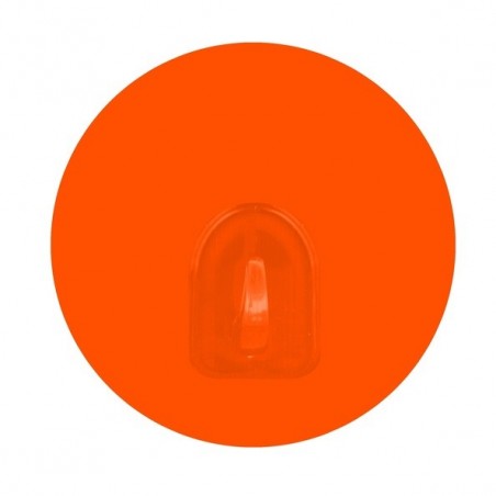 Lot de 2 Crochets rond mural repositionnables Orange MSV MSV