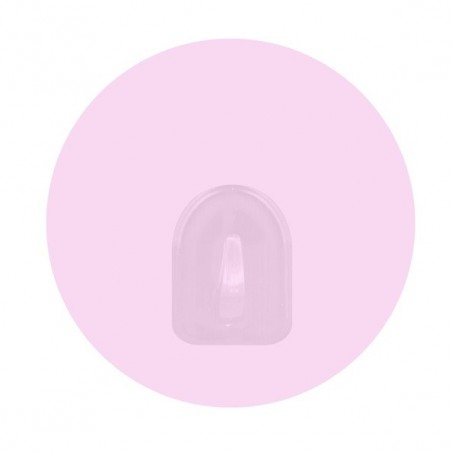 Lot de 2 Crochets rond mural repositionnables Rose Pastel MSV MSV