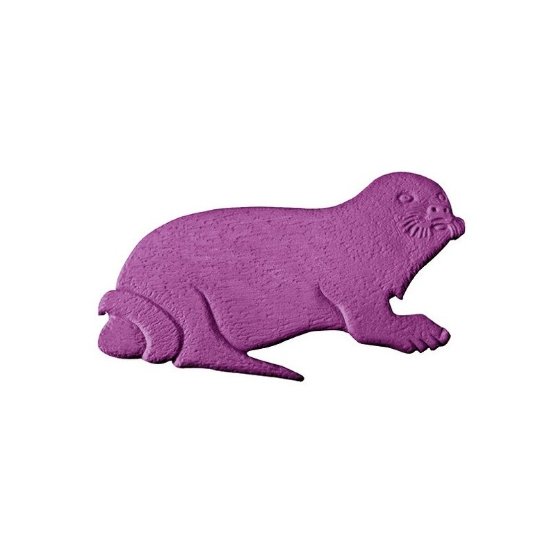 Lot de 5 Stickers figurines antidérapantes de douche ou baignoire Caoutchouc Phoques 16,5x10,5cm Multicolor MSV MSV