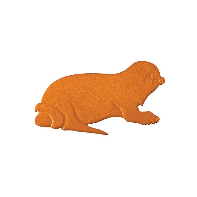 Lot de 5 Stickers figurines antidérapantes de douche ou baignoire Caoutchouc Phoques 16,5x10,5cm Multicolor MSV MSV