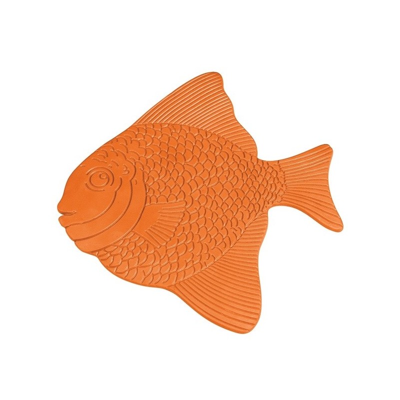 Lot de 5 Stickers figurines antidérapantes de douche ou baignoire Caoutchouc Poissons 16,5x16cm Multicolor MSV MSV