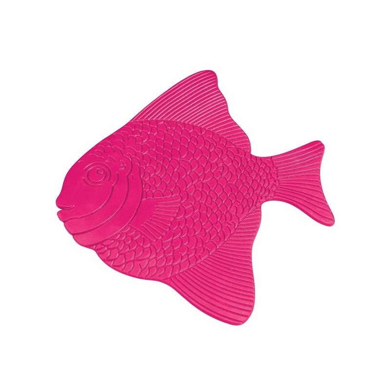 Lot de 5 Stickers figurines antidérapantes de douche ou baignoire Caoutchouc Poissons 16,5x16cm Multicolor MSV MSV