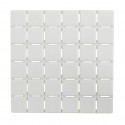 MSV Lot de 5 Tapis antidérapants de douche ou baignoire Caoutchouc QUADRO 13x13cm Blanc MSV