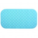 tapis Fond de baignoire antidérapant Caoutchouc CLASS 36x65cm Bleu Ciel MSV MSV