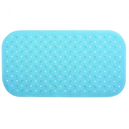 tapis Fond de baignoire antidérapant Caoutchouc CLASS 36x65cm Bleu Ciel MSV MSV