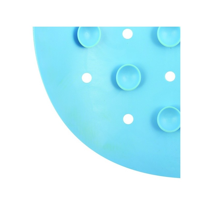 tapis Fond de baignoire antidérapant Caoutchouc CLASS 36x65cm Bleu Ciel MSV MSV
