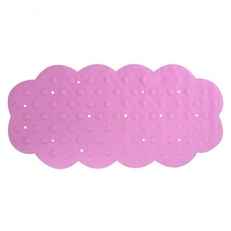 MSV Tapis fond de baignoire Caoutchouc 44X92cm Rose MSV